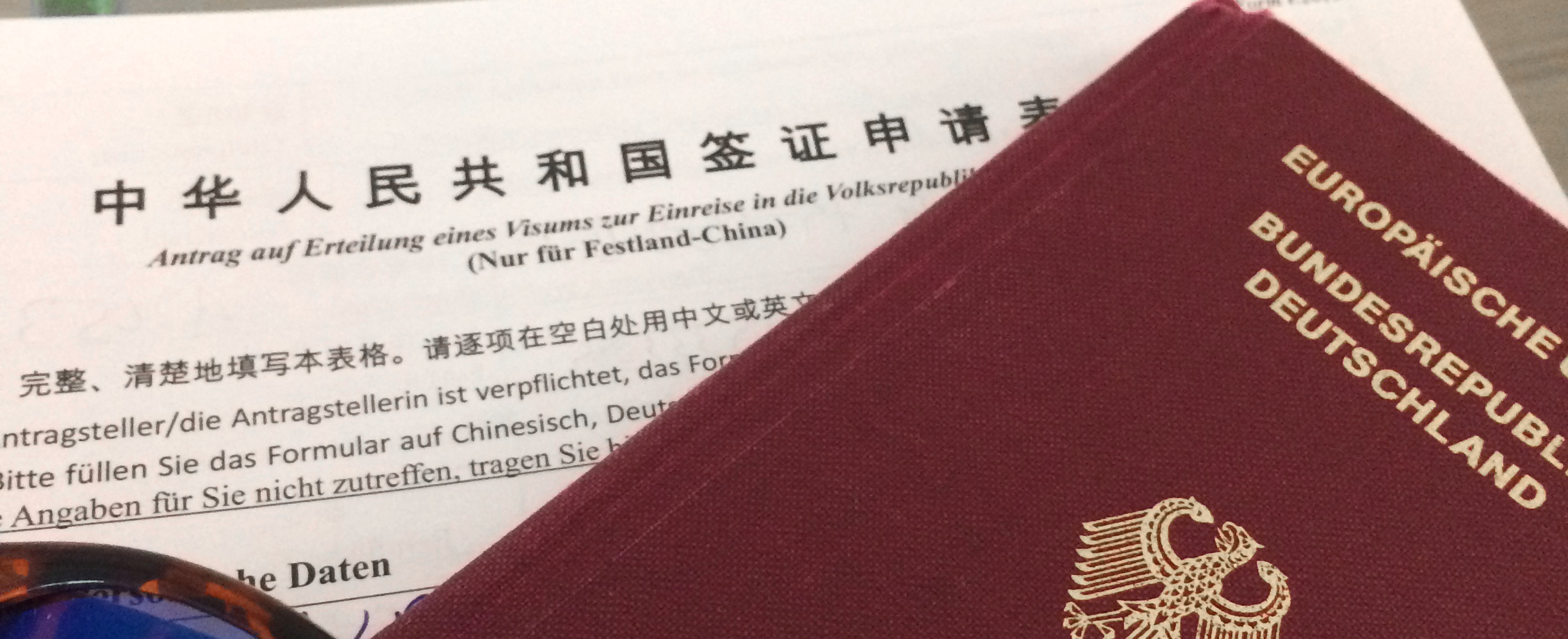 china travel permit application form