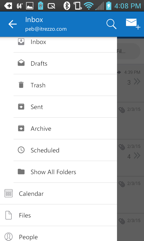 outlook calendar application for android