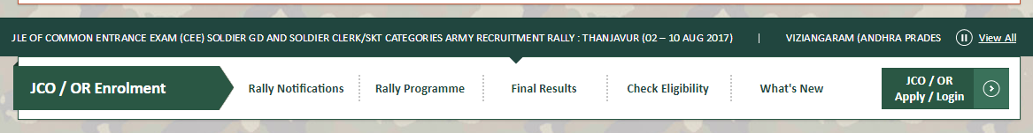 join indian army online application